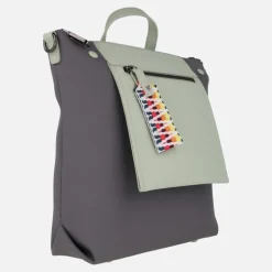Bolsos mochila Pepe Moll en combinado gris - menta