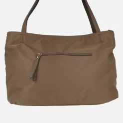 Bolsos multi posición combinados en tejido y serraje x Carmela