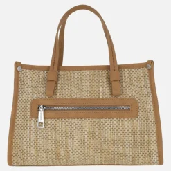 Bolsos multi posición Torrens en acabado rafia beige