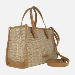 Bolsos multi posición Torrens en acabado rafia beige