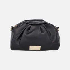 Bolsos multiposición Gravdal en negro con asa de pelo