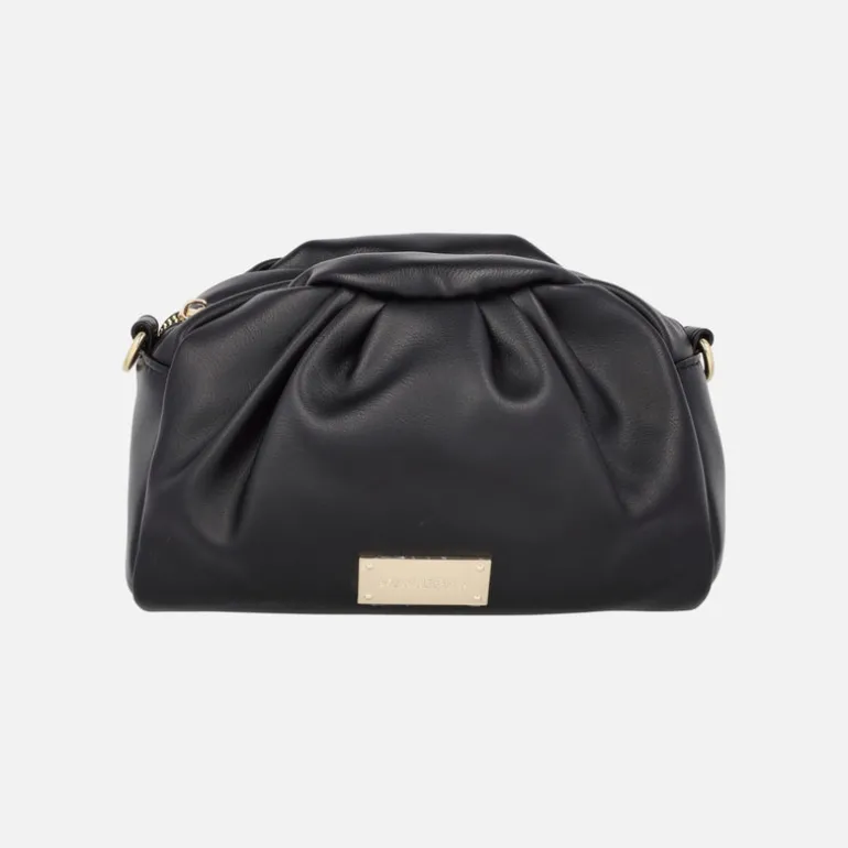 Bolsos multiposición Gravdal en negro con asa de pelo