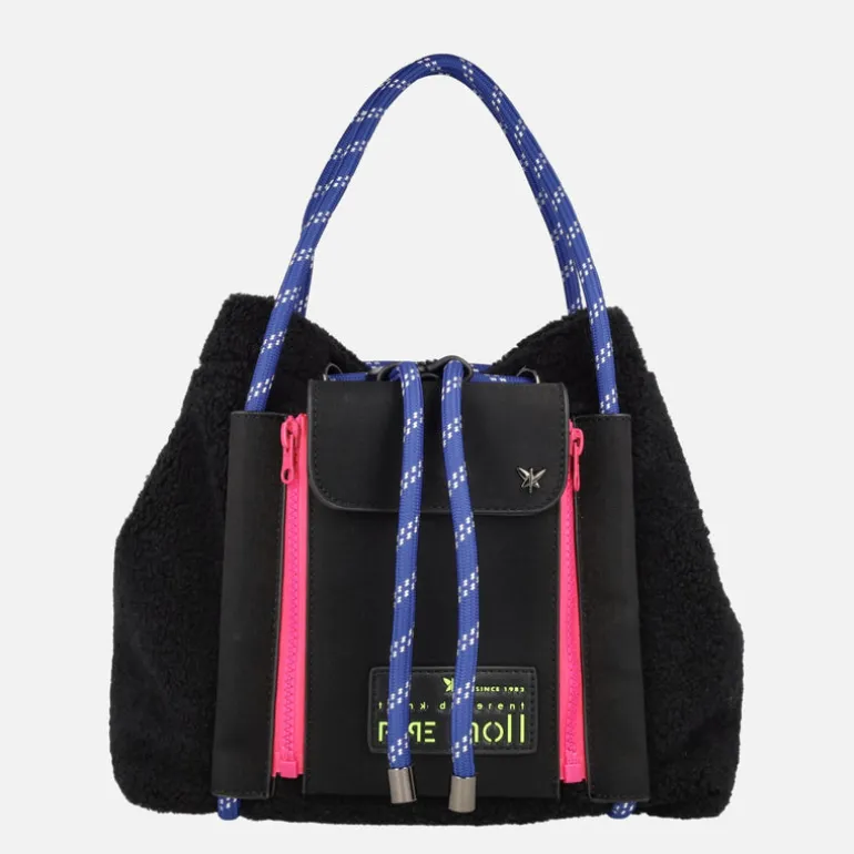 Bolsos multiposición Pepe Moll con pelo borreguillo