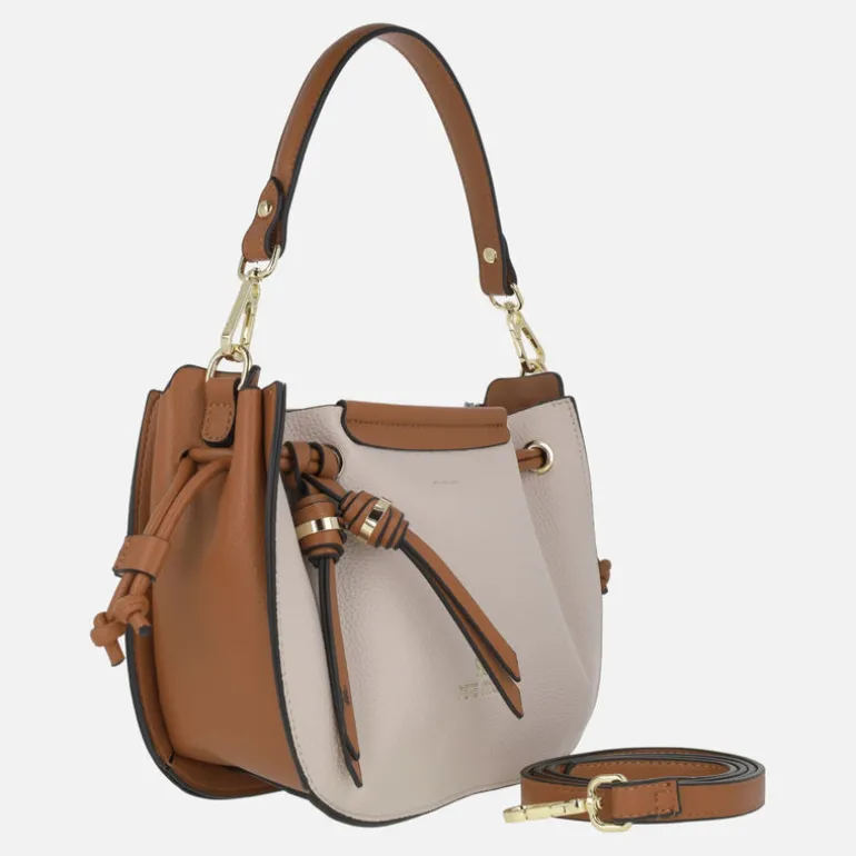 Bolsos para hombro con bandolera incluída Pepe moll en combinado beige