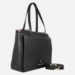 Bolsos para hombro en color negro Mercurio con asa bandolera