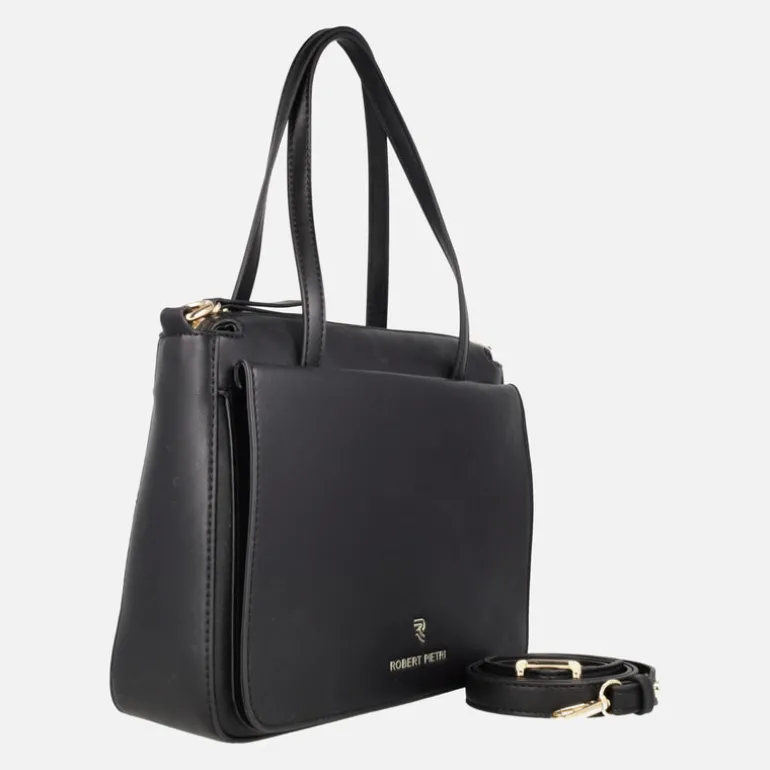Bolsos para hombro en color negro Mercurio con asa bandolera