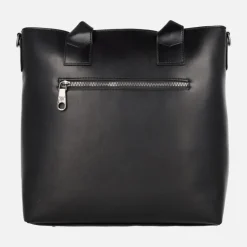 Bolsos Pepe moll en tejido y sintéticos combinado negro efecto entrelazado