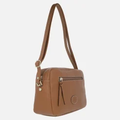 Bolsos rectangulares de piel con asa bandolera