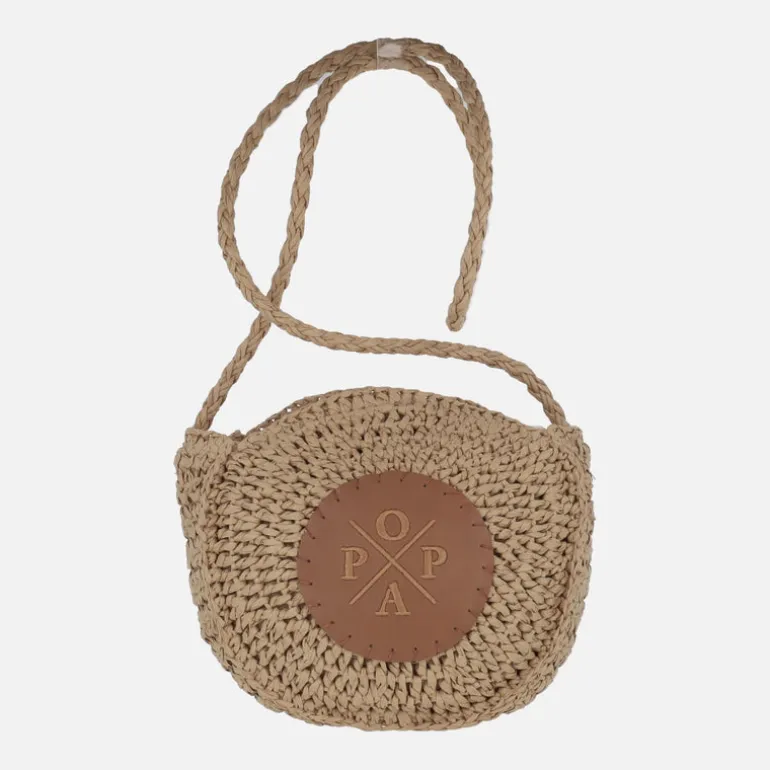 Bolsos redondos de rafia Popa Leticia