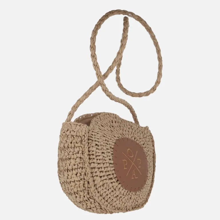 Bolsos redondos de rafia Popa Leticia