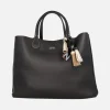 Bolsos shopper Noco con adorno de borlas y letras