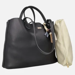 Bolsos shopper Noco con adorno de borlas y letras