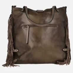 Bolsos Tote étnicos con flecos de Volum