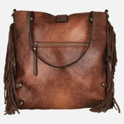 Bolsos Tote étnicos con flecos de Volum