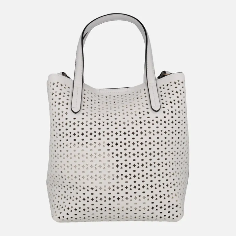 Bolsos troquelados estilo shopper de Hispanitas
