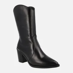 Botas Alpe Alina de media caña en piel negra