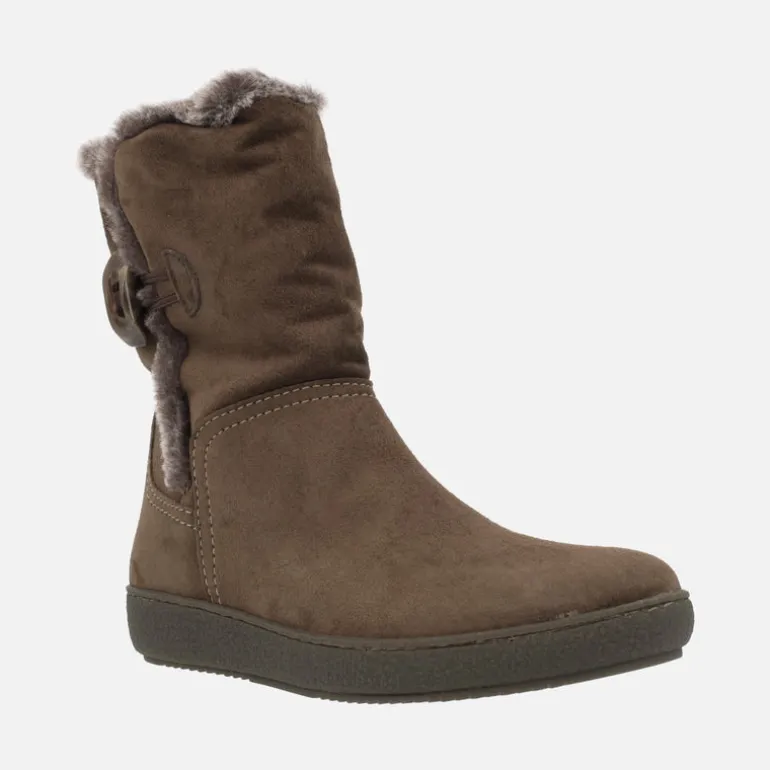 Botas Alpe Urban en serraje marrón con forro de pelo