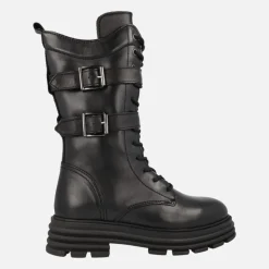 Botas altas de cordones con detalle de hebillas Terens