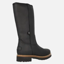 Botas altas de piel con forro de pelo Bambina