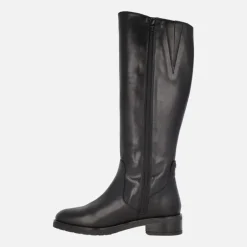 Botas altas en piel negra con membrana impermeable WondersDRY