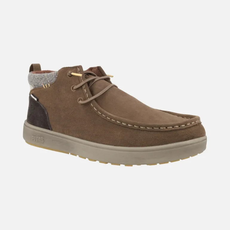 Botas Baikal para hombre en piel serraje con membrana impermeable