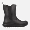 Botas bajas en piel negra con membrana Gore-tex