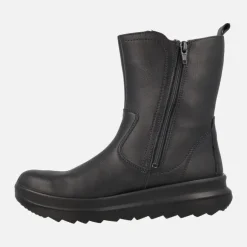 Botas bajas en piel negra con membrana Gore-tex