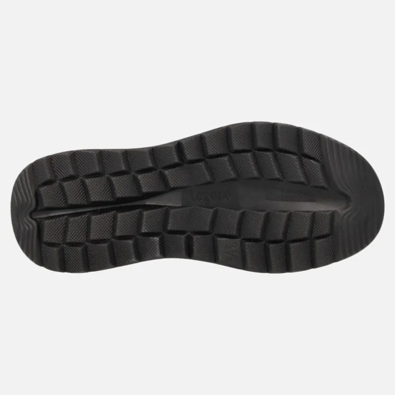 Botas bajas en piel negra con membrana Gore-tex