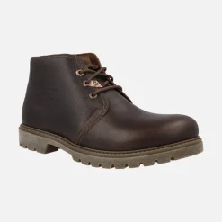 Botas bajas Panama en piel napa grass castaño waterproof para hombre