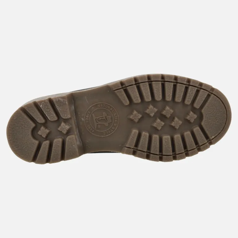 Botas bajas Panama en piel napa grass castaño waterproof para hombre