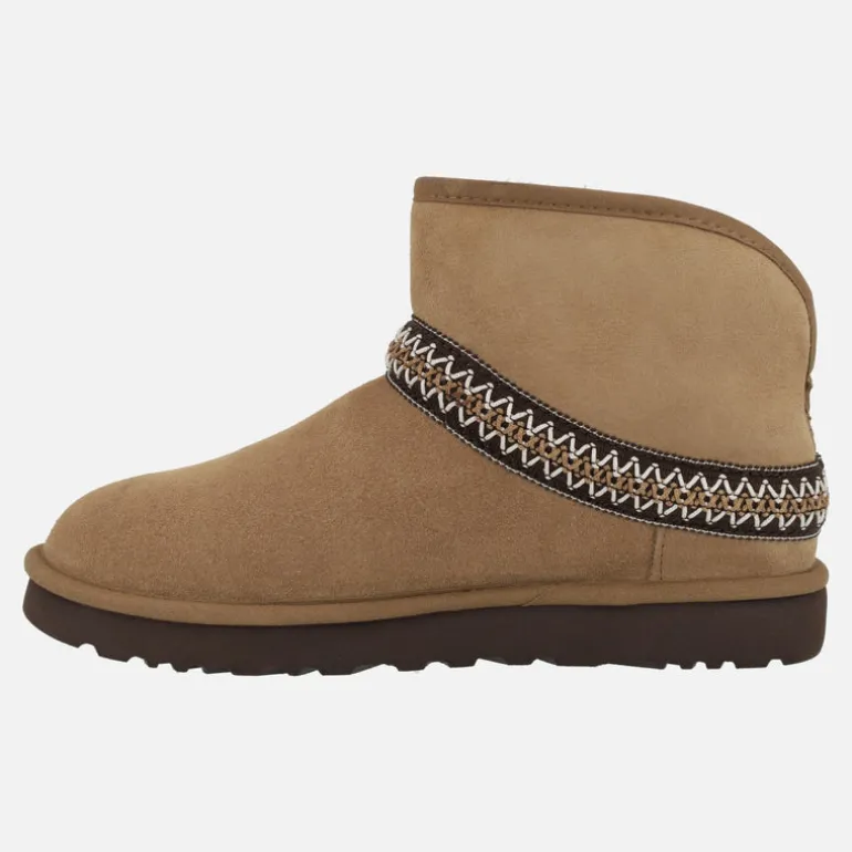 Botas classic mini Crescent chesnut
