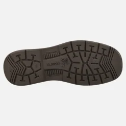 Botas clásicas de piel con cordones y forro de pelo para hombre