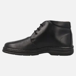 Botas clásicas de piel con cordones y forro de pelo para hombre