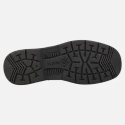 Botas clásicas de piel con cordones y forro de pelo para hombre