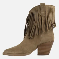 Botas cowboy bajas de caña con flecos Vermont