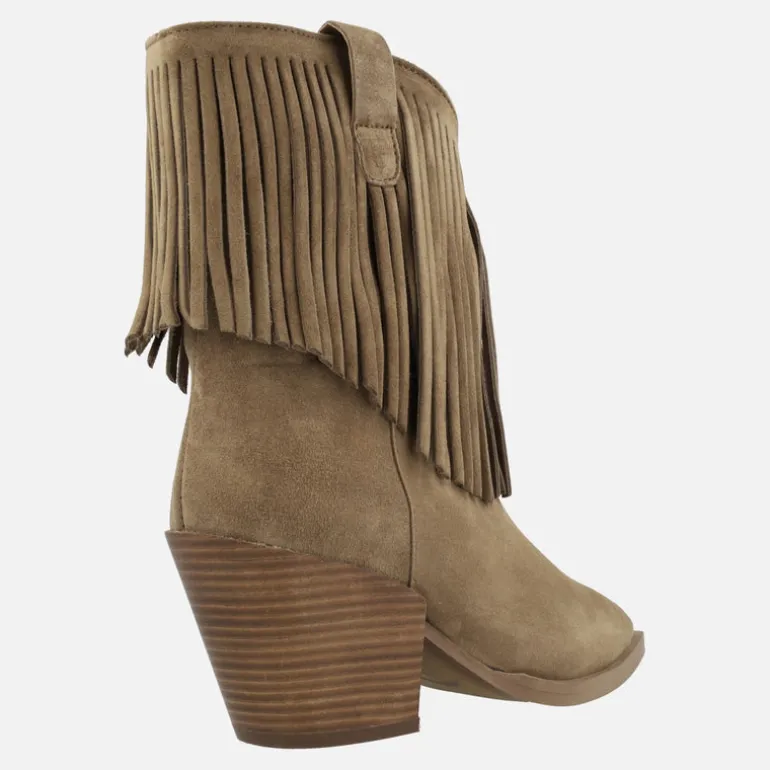 Botas cowboy bajas de caña con flecos Vermont