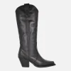 Botas cowboy negras de caña alta Vendome