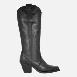 Botas cowboy negras de caña alta Vendome