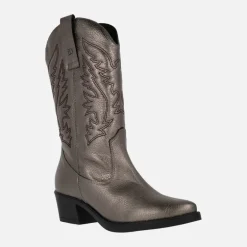 Botas cowboy Teo de piel con bordados
