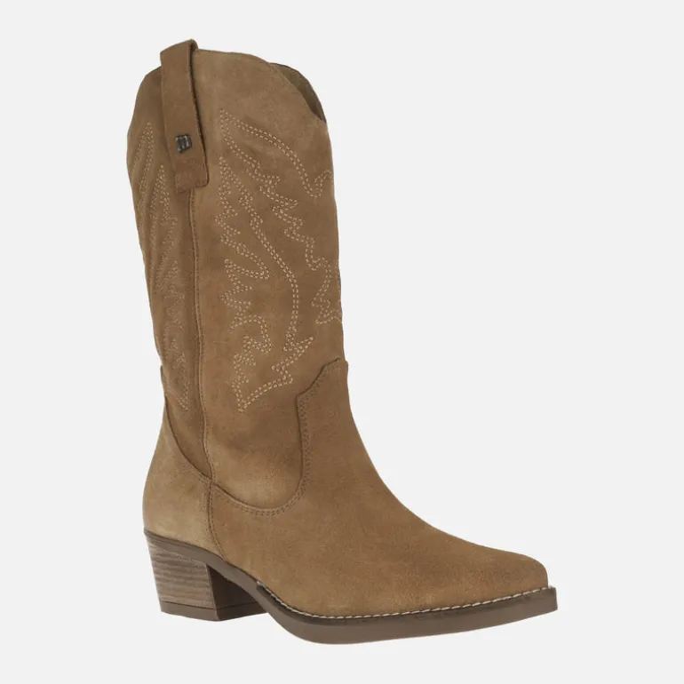 Botas cowboy Teo de piel con bordados