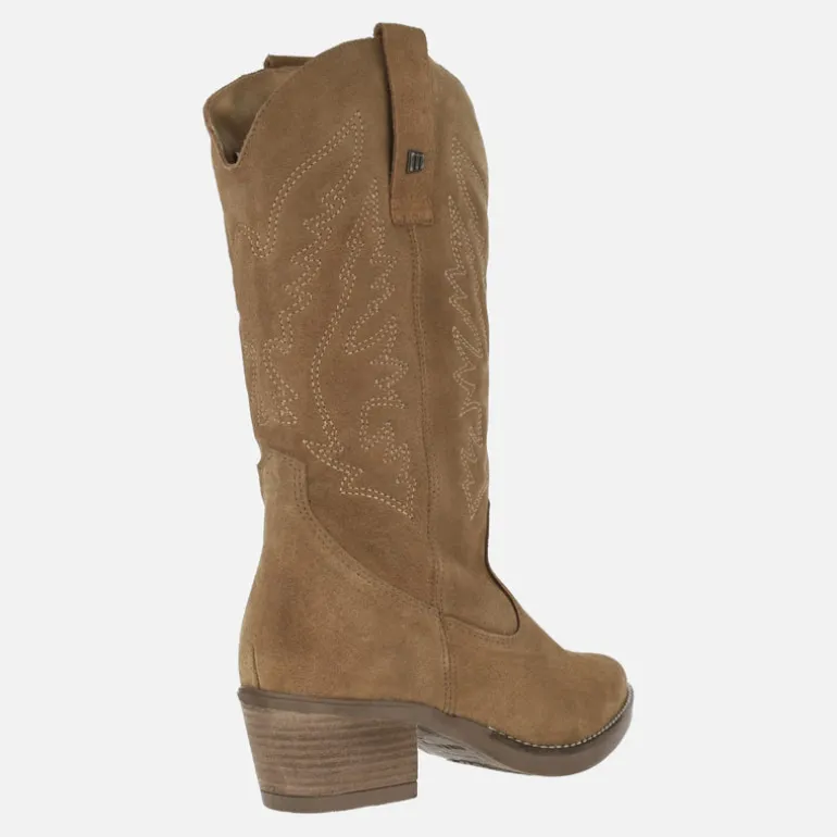 Botas cowboy Teo de piel con bordados