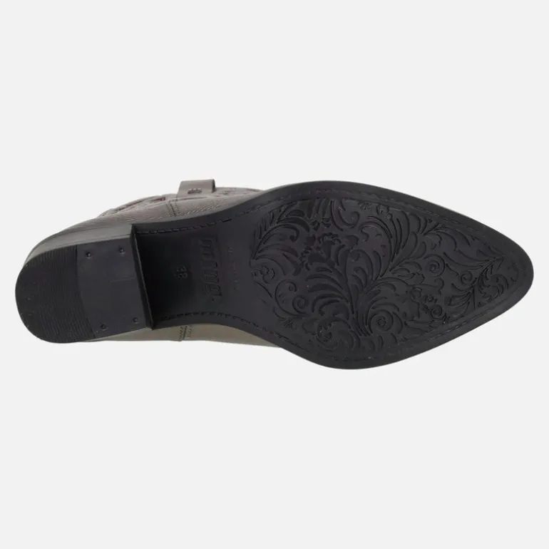 Botas cowboy Teo de piel con bordados