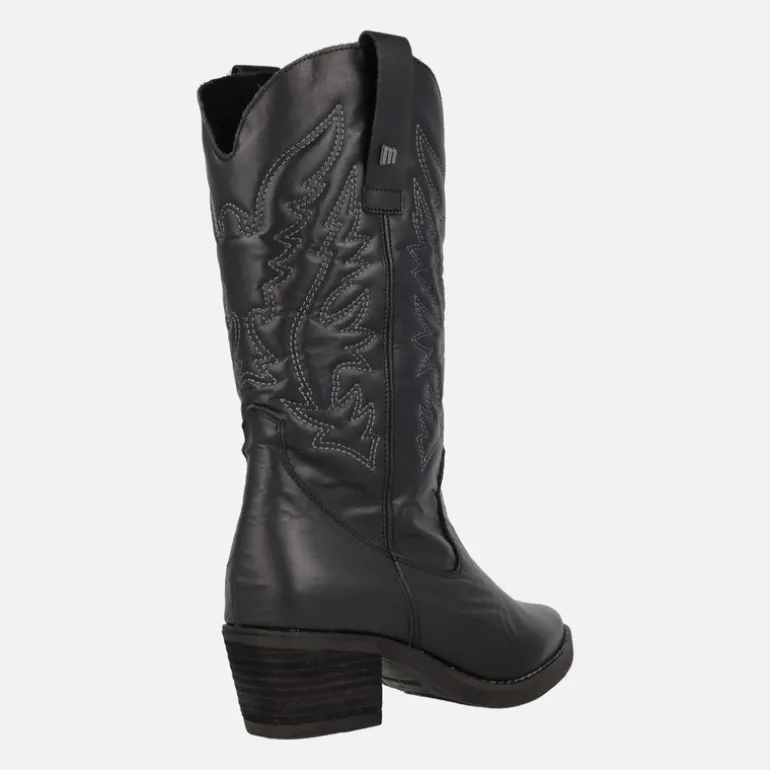 Botas cowboy Teo de piel con bordados