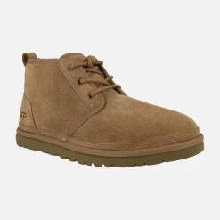 Botas de ante con cordones y forro de pelo para hombre Neumel