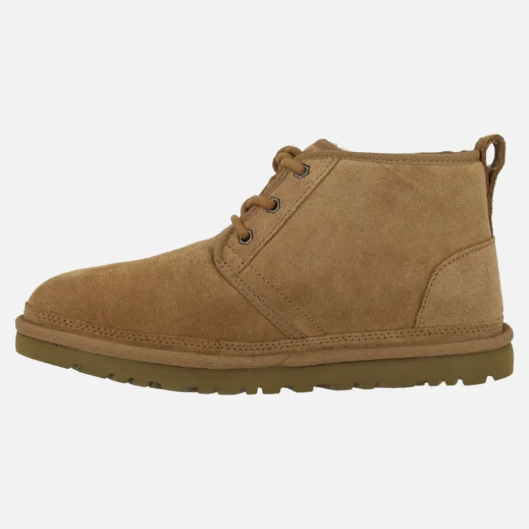 Botas de ante con cordones y forro de pelo para hombre Neumel