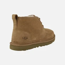Botas de ante con cordones y forro de pelo para hombre Neumel