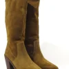 Botas de ante Paula estilo cowboy