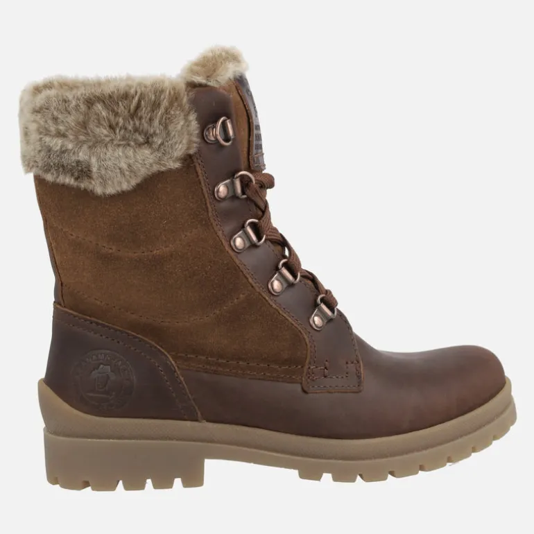 Botas de cordones con forro de pelo Panama jack Tuscani