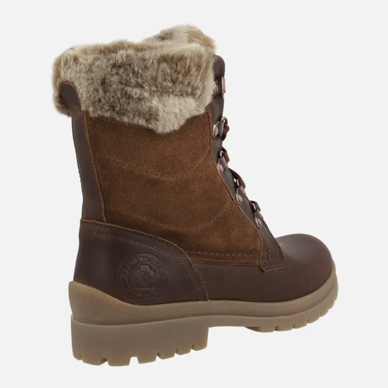 Botas de cordones con forro de pelo Panama jack Tuscani