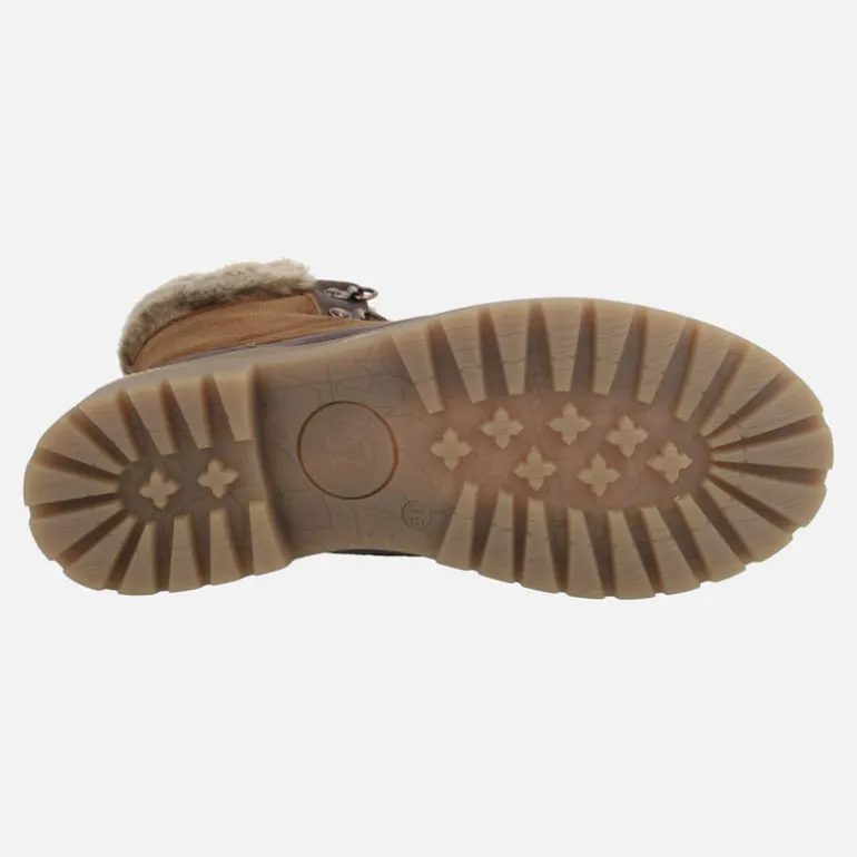 Botas de cordones con forro de pelo Panama jack Tuscani
